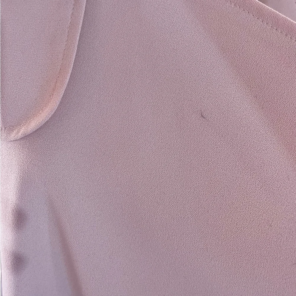 Blue Angel peach belted trench dress/coat - Picture 13 of 15